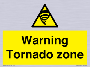 Warning Tornado zone